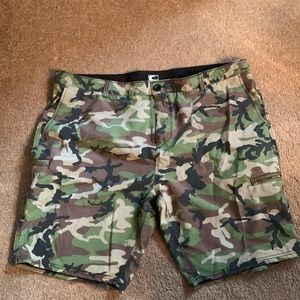 Overhead Surf Shop Camo Shorts